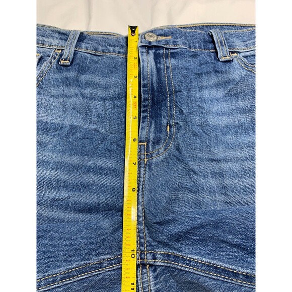 NWT Old Navy WOW Boyfriend Blue Jeans Womens 12L 36x33 Mid Rise Straight Leg - Picture 6 of 12